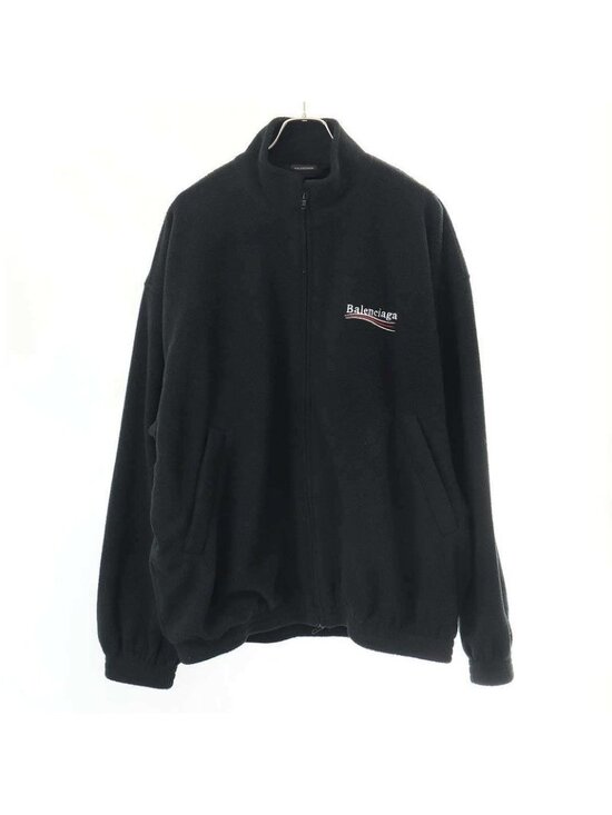 Balenciaga Jackets & Blazers - Balenciaga 23 AW Oversize D Logo Embroidered Fleece Jacket Campaign